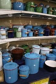 Enamelware Multicolor Pot